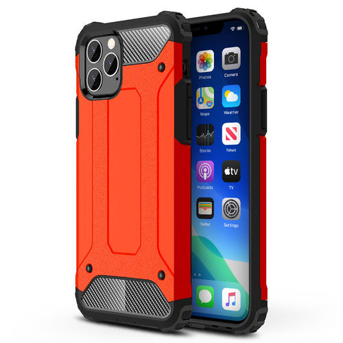 Military Defender Tough Shockproof Case for Apple iPhone 11 Pro Max - Red
